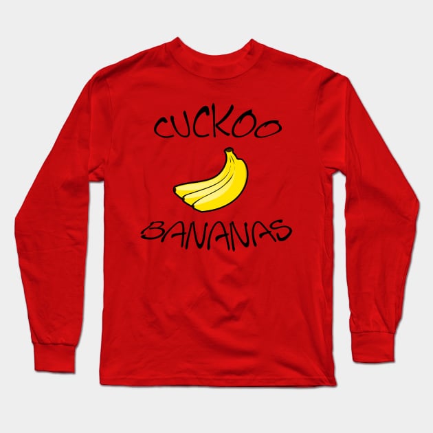 cuckoo bananas Long Sleeve T-Shirt by rclsivcreative